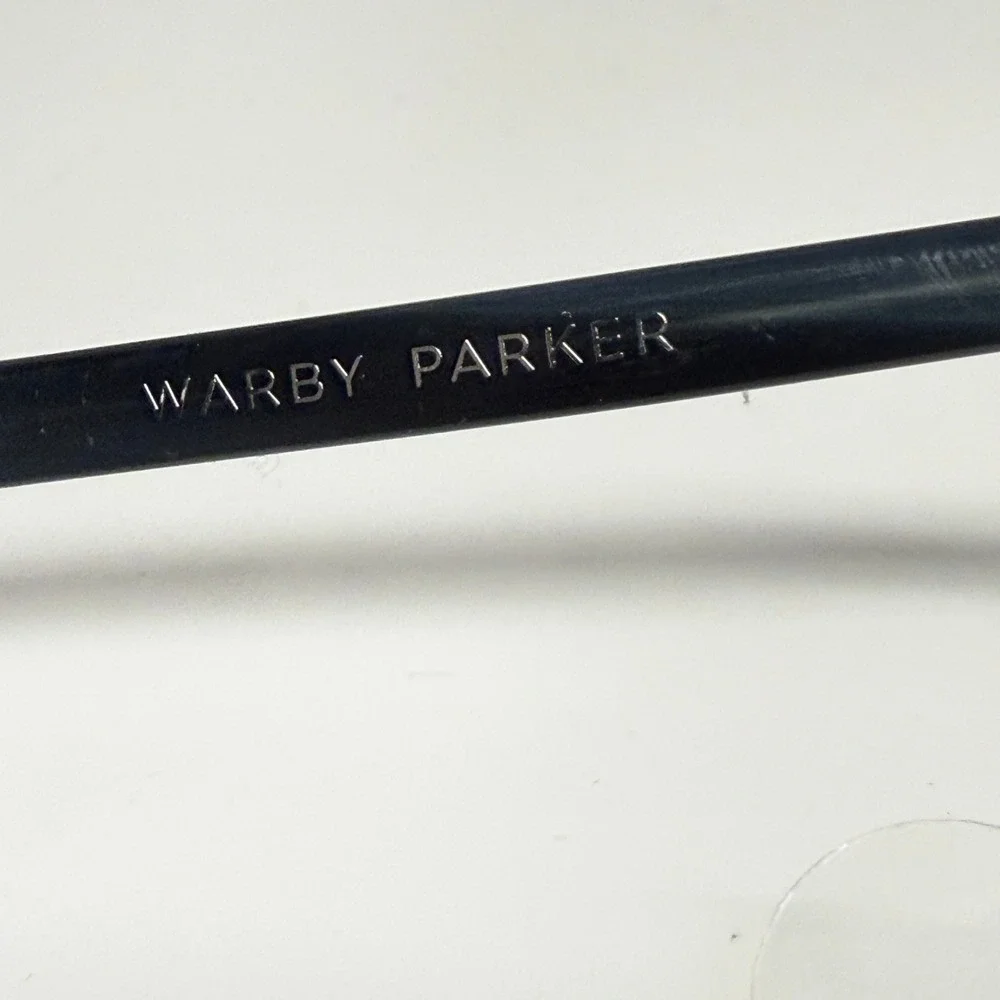 Warby Parker Ardy M 175 Eyeglasses Frames Blue‎ Grey Rectangle 51-18-145